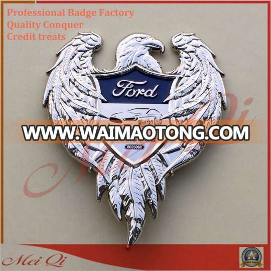 Customized 3D Design Eagle Image Car Badge